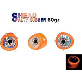 Fujin 05 Orange 3D Eye Salty Rubber Head 60 gr Kafa Yem