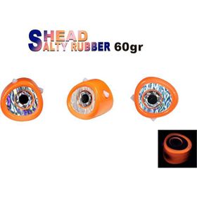 Fujin 05 Orange 3D Eye Salty Rubber Head 60 gr Kafa Yem