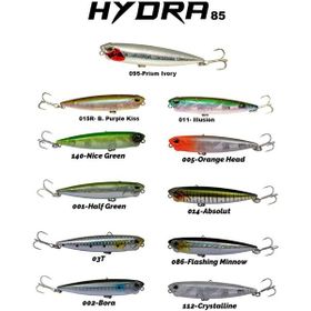 Fujin 095 Prism İvory Hydra 85 mm 10 gr Su Üstü Maket Balık