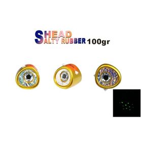 Fujin 10 Orange Glow Gold Salty Rubber Head 100 gr Kafa Yem