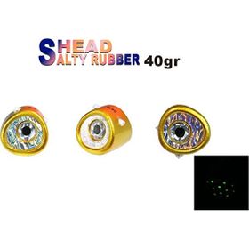 Fujin 10 Orange Glow Gold Salty Rubber Head 40 gr Kafa Yem
