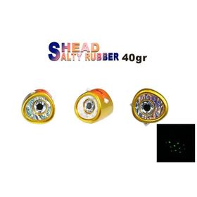 Fujin 10 Orange Glow Gold Salty Rubber Head 40 gr Kafa Yem