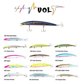 Fujin 111 Yellow Face Volt Vl125S 14 gr 12.5 cm Slow Sinking Maket Balık