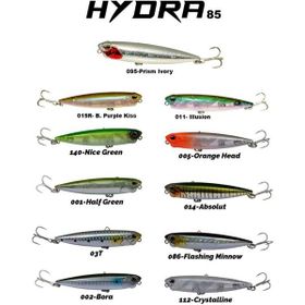 Fujin 112 Cyristalline Hydra 85 mm 10 gr Su Üstü Maket Balık