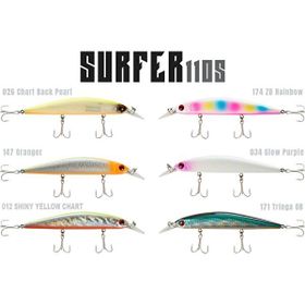 Fujin 126 Chart Back Pearl Surfer 110S 20 gr 11 cm Maket Balık