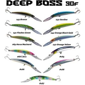 Fujin 144 Orange Black Gold Deepboss 90F 9.5 gr Maket Balık