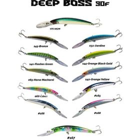 Fujin 145-Bronze DeepBoss 90F 9.5 gr Maket Balık