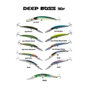 Fujin 145-Bronze DeepBoss 90F 9.5 gr Maket Balık
