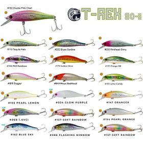 Fujin 157 Soft Rainbow T-Rex 80S 11 gr 80 mm Maket Balık