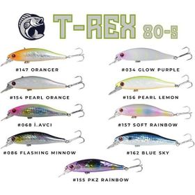 Fujin 157 Soft Rainbow T-Rex 80S 11 gr 80 mm Maket Balık