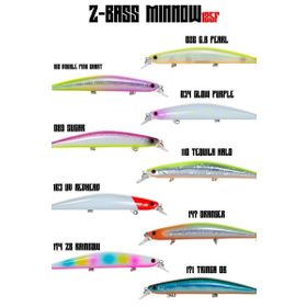 Fujin 182 Double Pink Chart Z-Bass Minnow 125F 21 gr Maket Balık