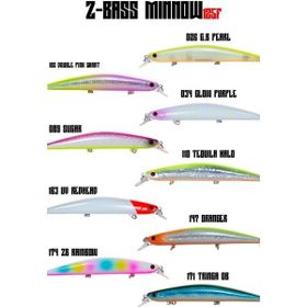 Fujin 182 Double Pink Chart Z-Bass Minnow 125F 21 gr Maket Balık