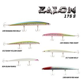 Fujin 182 Double Pink Chart Zaion 175S 175 mm 50 gr Maket Balık