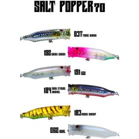 Fujin 191 LCY Salt Popper 70mm 9.5gr Su Üstü Maket Balık