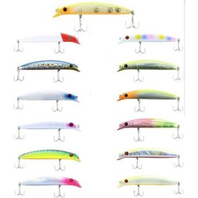 Fujin 228 Chart Back Clear Süper Minnow 11.5 cm 18 gr Maket Balık