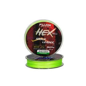 Fujin 30LB Hex Braid 8x50 mt 0.24 mm Fluo Green PE İP Shock Leader Misina