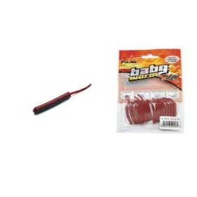 Fujin Baby Worm 5.2 cm Bloody Red Floating LRF Silikonu