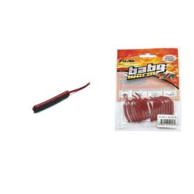 Fujin Baby Worm 5.2 cm Bloody Red Floating LRF Silikonu