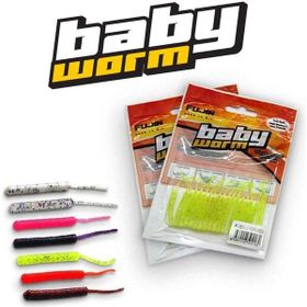Fujin Baby Worm 5.2 cm Orange Floating LRF Silikonu