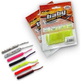 Fujin Baby Worm 5.2 cm Orange Floating LRF Silikonu