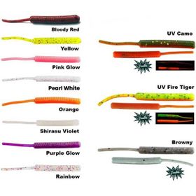 Fujin Baby Worm 5.2 cm Orange Floating LRF Silikonu