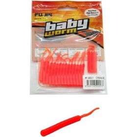 Fujin Baby Worm Orange 5.2 cm Floating 18 Adet LRF Silikonu