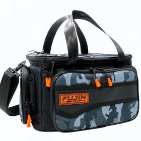 Fujin Black Camo Helper Bag Balıkçı Çantası