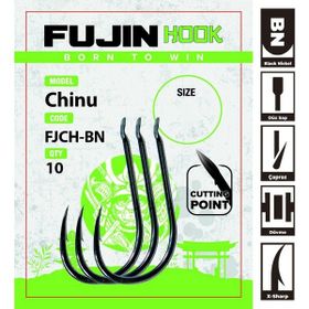 Fujin Chinu Çapraz Deliksiz Olta Kancası
