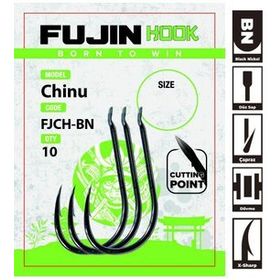 Fujin Chinu No 10 Çapraz Deliksiz Olta Kancası