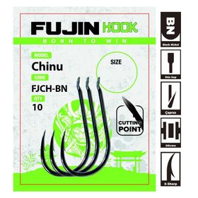 Fujin Chinu No 10 Çapraz Deliksiz Olta Kancası