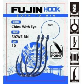 Fujin Chinu With Eye Delikli Çapraz Olta Kancası
