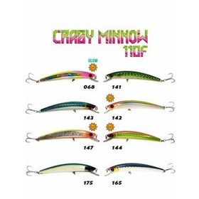 Fujin Crazy Minnow 110f 12 gr 144 Orange Black Gold Maket Balık