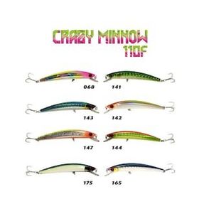 Fujin Crazy Minnow 110f 12 gr 144 Orange Black Gold Maket Balık