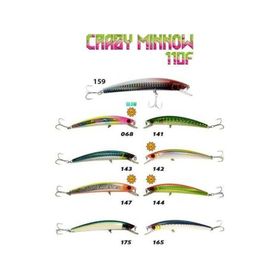 Fujin Crazy Minnow 110F 159 Flashing Redhead 12 gr Maket Balık