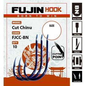 Fujin Cut Chinu Çapraz Deliksiz Olta Kancası