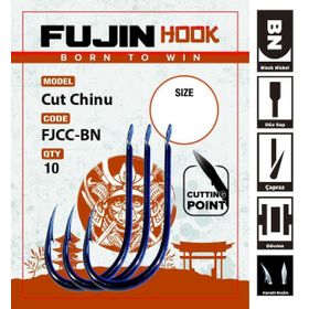 Fujin Cut Chinu Çapraz Deliksiz Olta Kancası