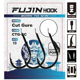 Fujin Cut Gure Deliksiz Düz Olta Kancası