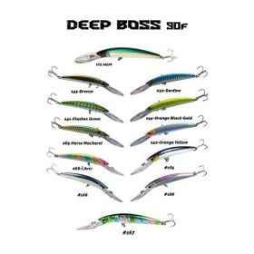 Fujin DeepBoss 90F 9.5 gr 142 Orange Yellow Maket Balık