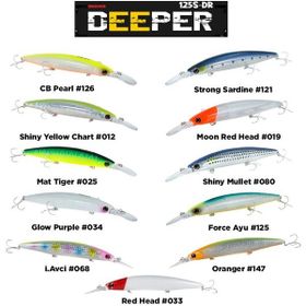 Fujin Deeper 125S-DR 26 gr 034 Glow Purple Slow Sinking Maket Balık