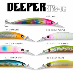 Fujin Deeper 97S-DR 012 Shiny Yellow Maket Balık