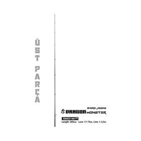 Fujin Dragon Monster 285Cm 17-75Gr Üst Parça Kamış