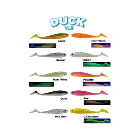 Fujin Duck Tail 0 Browny 9 cm Silikon Balık