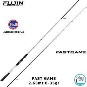 Fujin Fast Game 2.65 m 8-35 gr 2 Parça Spin Kamış