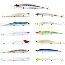 Fujin Flux 140 mm 18 gr 026 Chart Back Pearl Floating Maket Balık