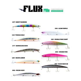Fujin Flux 140 mm 20.6 gr 034 Glow Purple Sinking Maket Balık