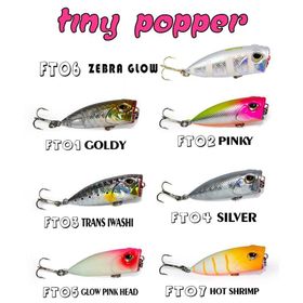 Fujin FT03 Tiny Popper Mini LRF Popper Trans Iwashi Suni Yem