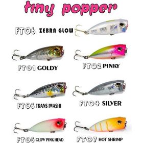Fujin FT03 Tiny Popper Mini LRF Popper Trans Iwashi Suni Yem