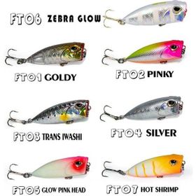 Fujin FT05 Tiny Popper Mini LRF Popper Glow Pink Head Suni Yem