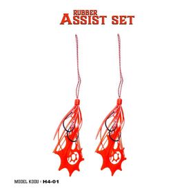 Fujin H4-01 Red Rubber Hazır Skirt + Assist Set