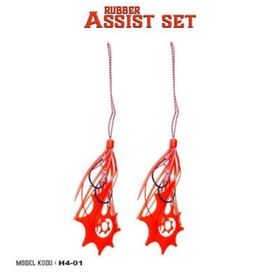 Fujin H4-01 Red Rubber Hazır Skirt + Assist Set
